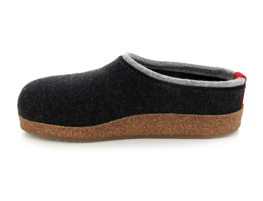 1 HAFLINGER-Kris-Unisex-Clogs--Grizzly-GraphiteGray #farbe_Grey