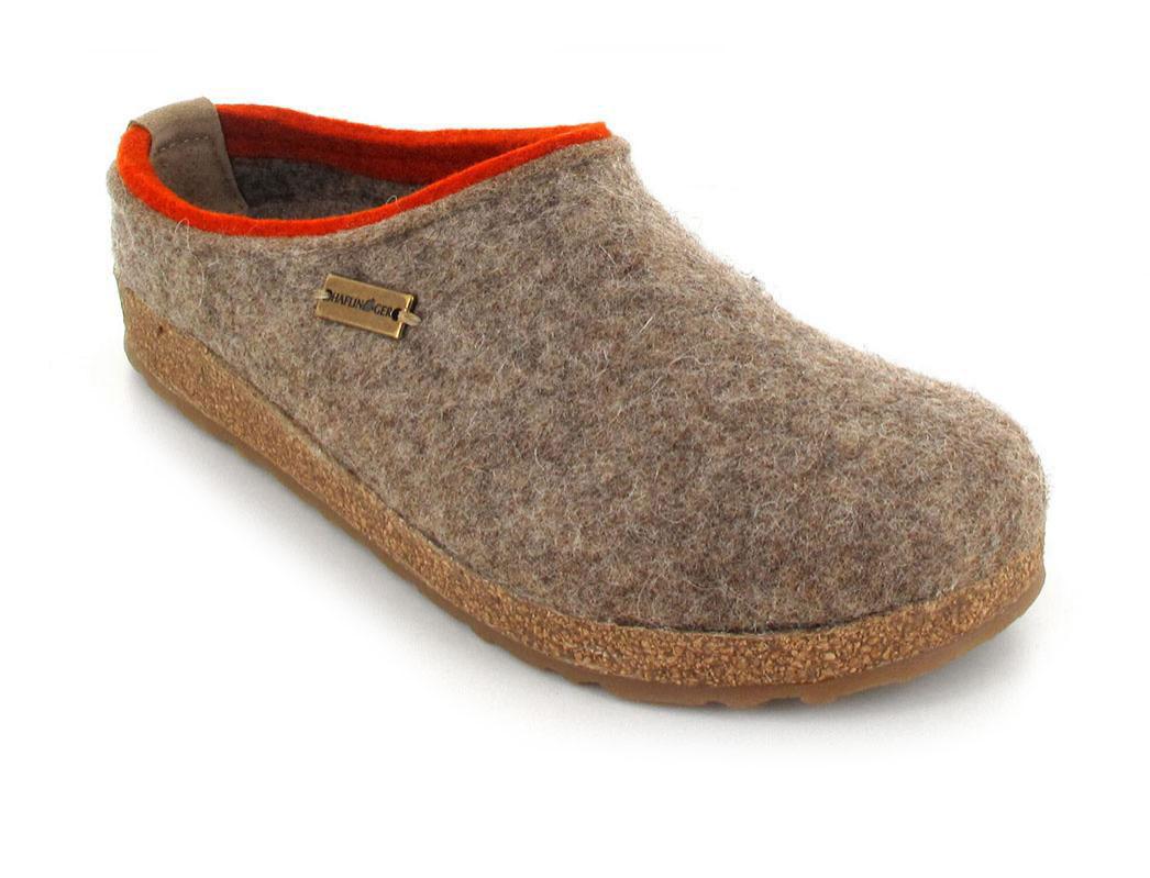 HAFLINGER-Clog--Grizzly-Kris-Turf #farbe_Beige