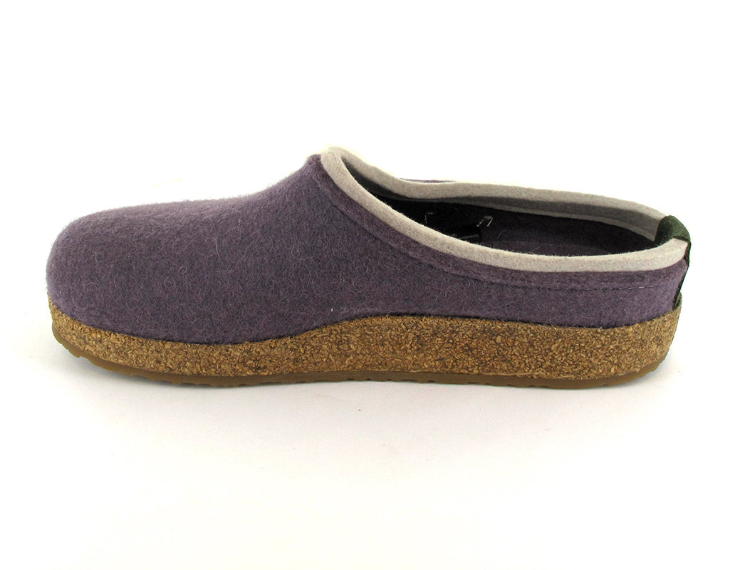 haflinger-gz-kris-wool-felt-clogs #color_eggplant