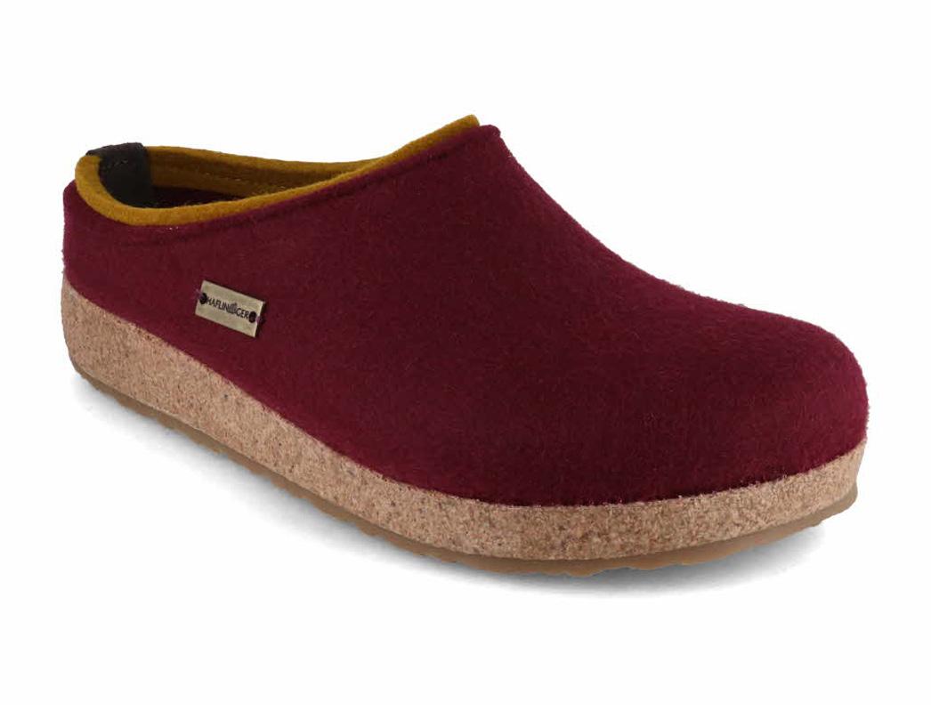 HAFLINGER-Men-Women-Clogs-Grizzly-Kris-bordeaux #farbe_Bordeaux