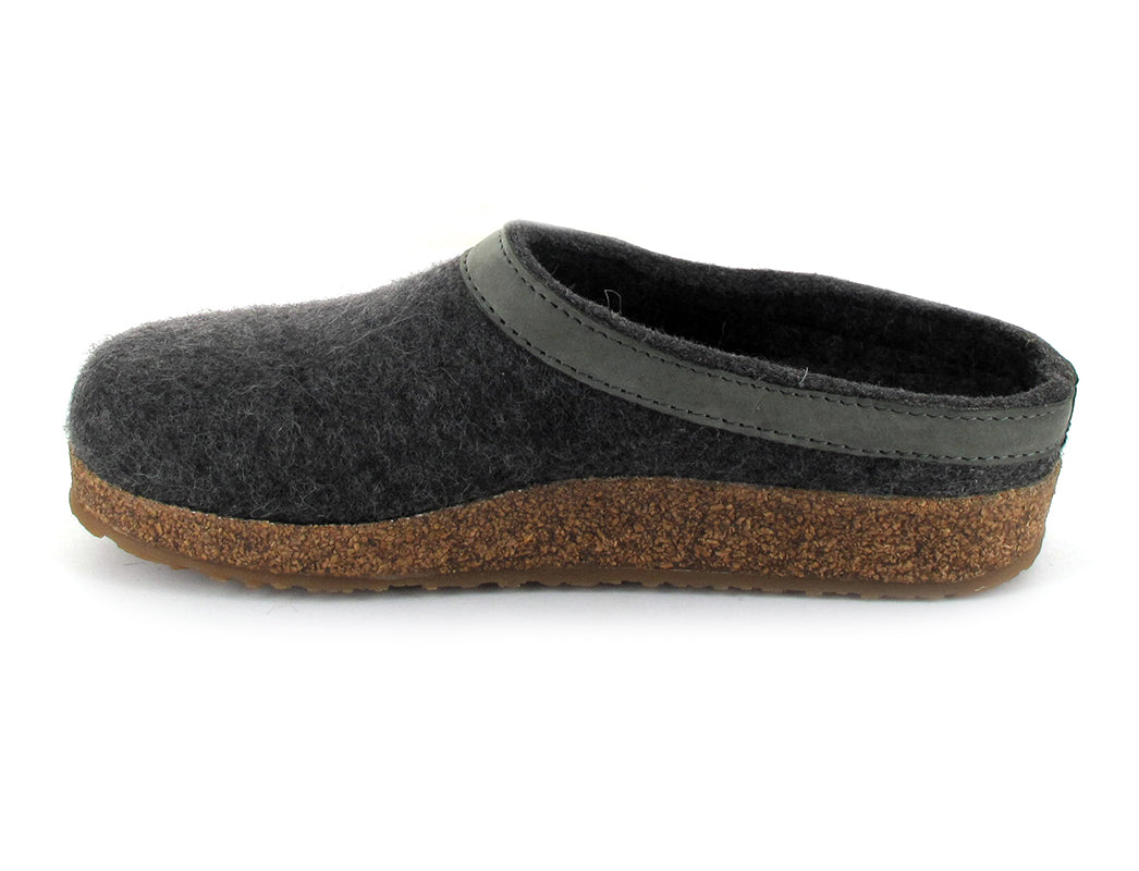 1 HAFLINGER-Clog--Grizzly-Torben-Anthracite #farbe_Grey