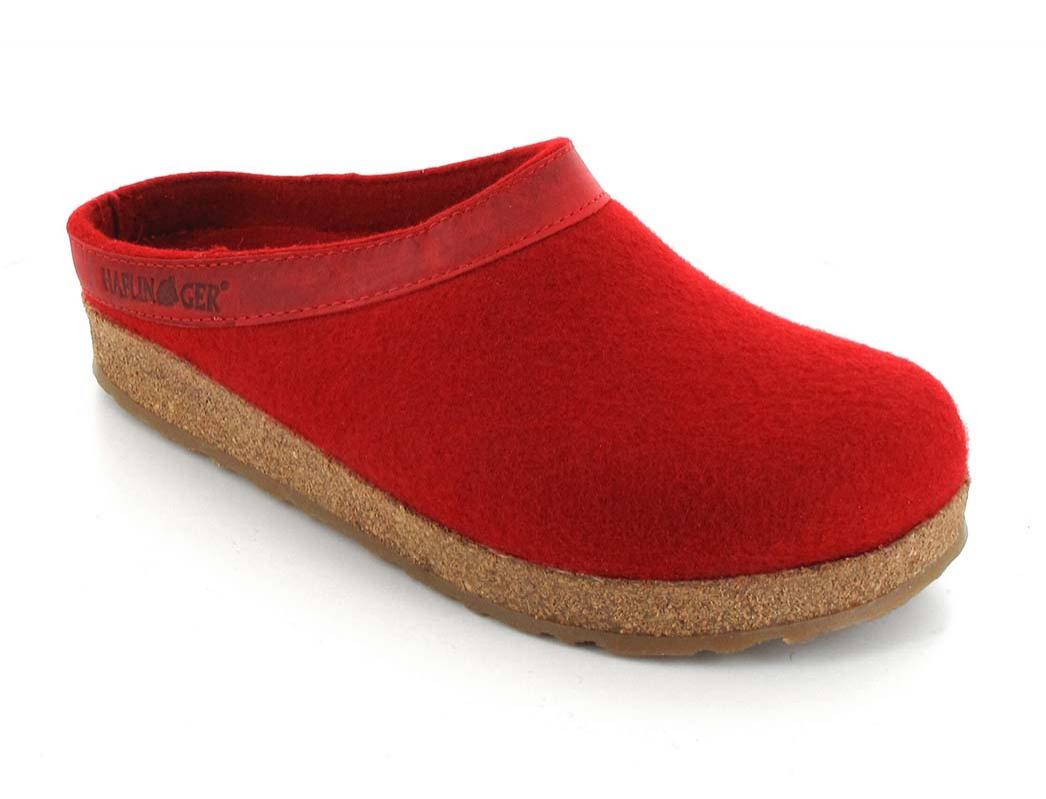HAFLINGER-Clog--Grizzly-Torben-Ruby #farbe_Red