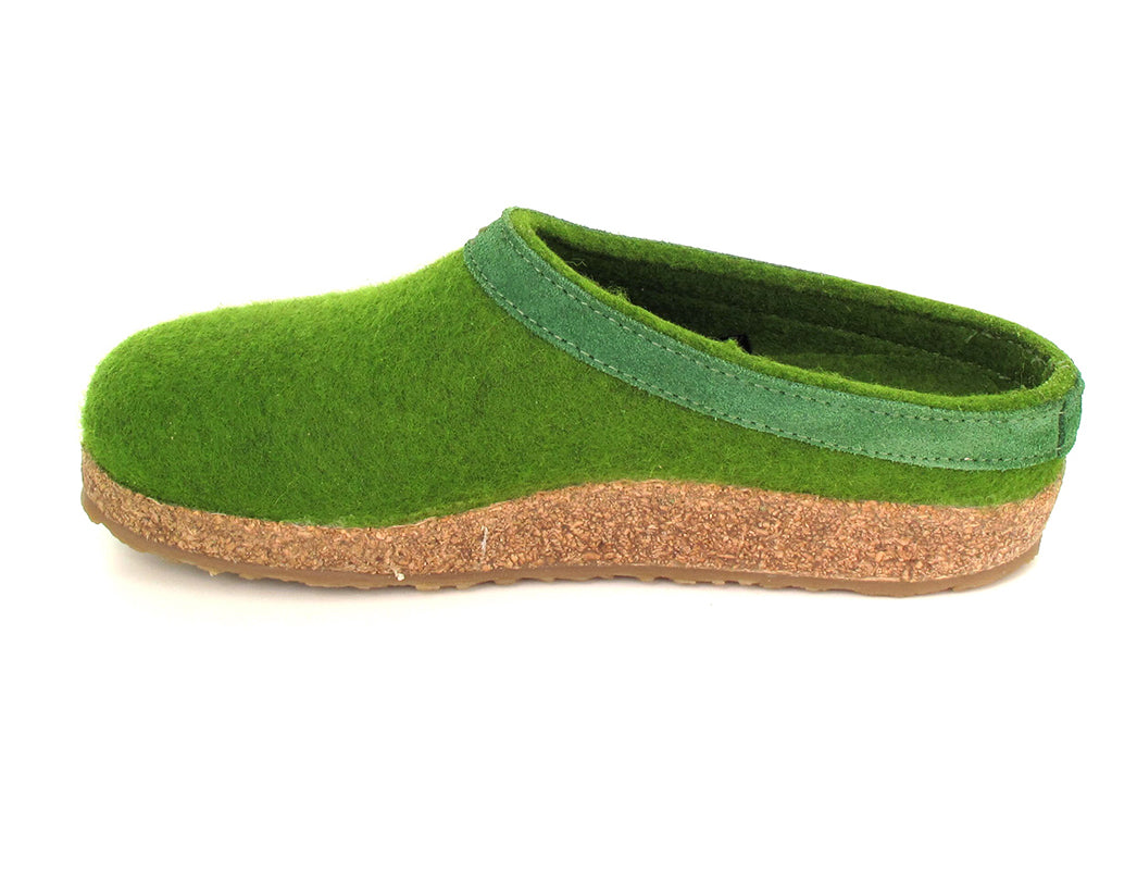 1 HAFLINGER-Clog--Grizzly-Torben-GrassGreen #farbe_Green