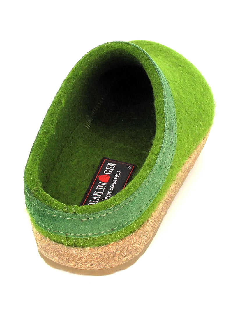 1 HAFLINGER-Clog--Grizzly-Torben-GrassGreen #farbe_Green
