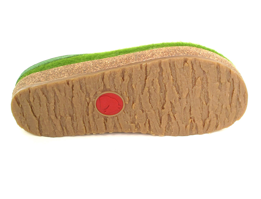 1 HAFLINGER-Clog--Grizzly-Torben-GrassGreen #farbe_Green