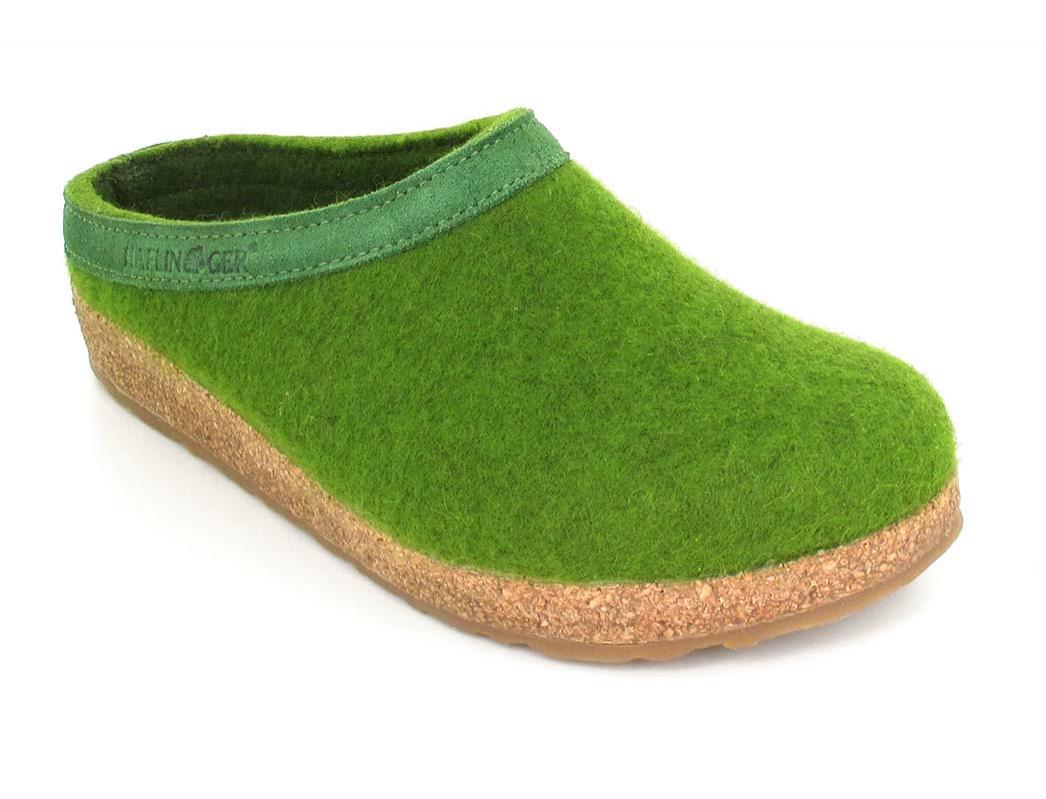 HAFLINGER-Clog--Grizzly-Torben-GrassGreen #farbe_Green