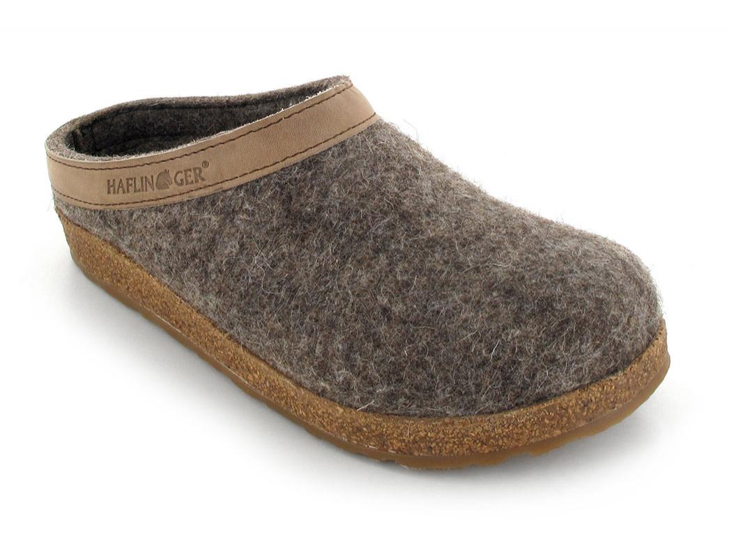 HAFLINGER-Clog--Grizzly-Torben-Turf #farbe_Beige