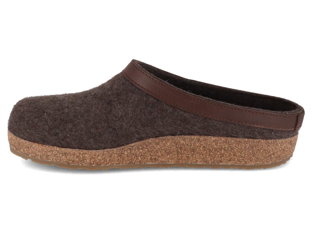 1 HAFLINGER-Clog--Grizzly-Torben-Brown #farbe_Brown
