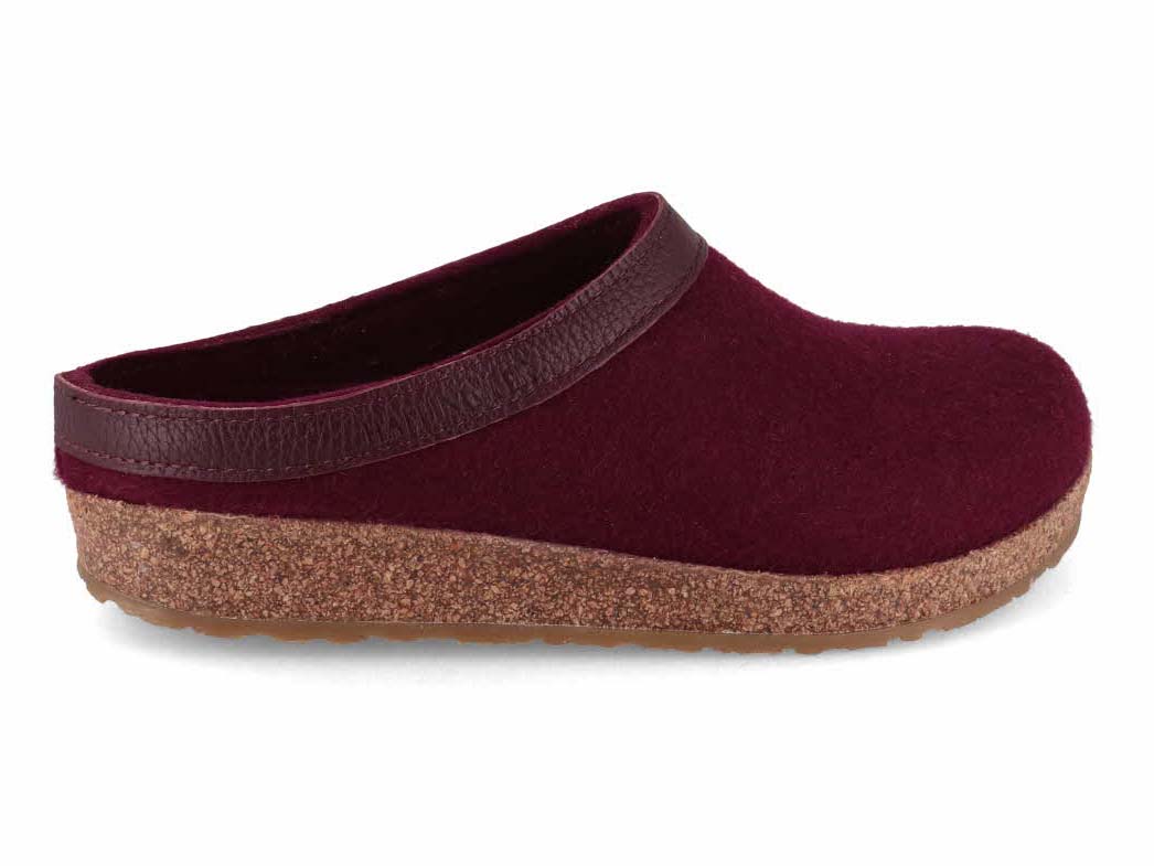 1 HAFLINGER-Clog--Grizzly-Torben-Bordeaux #farbe_Red