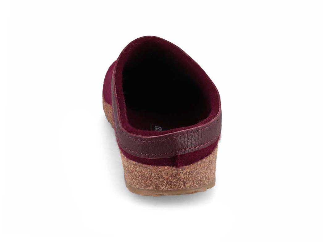 1 HAFLINGER-Clog--Grizzly-Torben-Bordeaux #farbe_Red
