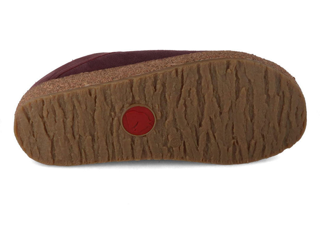 1 HAFLINGER-Clog--Snowbird-Aubergine #farbe_Purple