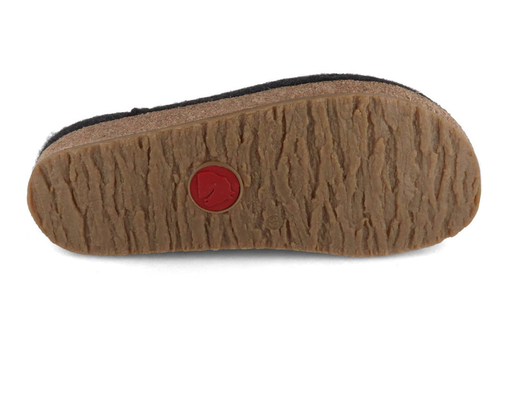 1 HAFLINGER-Clog--Grizzly-Buffalo-Graphite #farbe_Grey