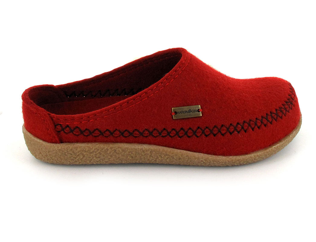 1 HAFLINGER-Clog--Blizzard-Credo-Ruby #farbe_Red