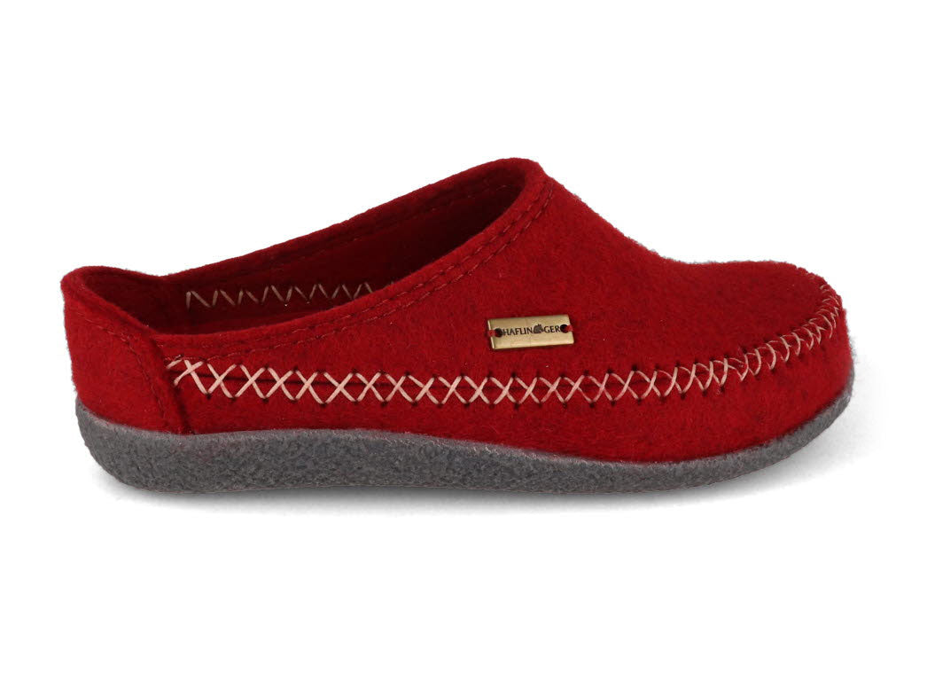 1 HAFLINGER-Clog--Blizzard-Credo-Paprika #farbe_Red