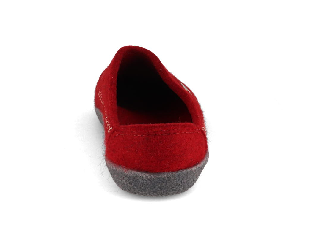 1 HAFLINGER-Clog--Blizzard-Credo-Paprika #farbe_Red