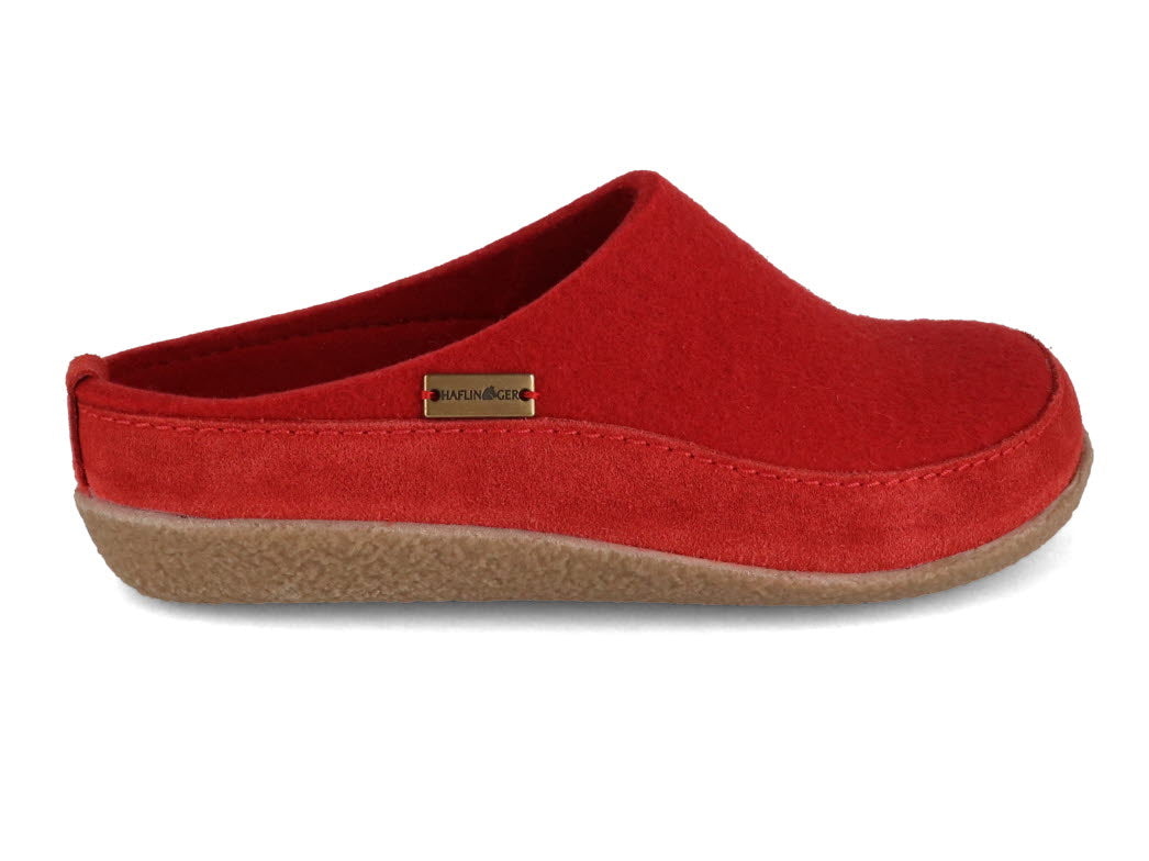 1 HAFLINGER-Clog--Blizzard-Skane-Ruby #farbe_Red