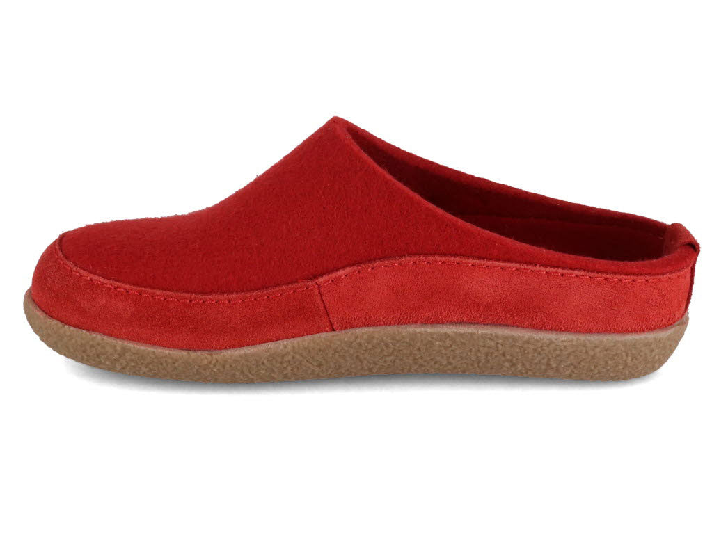 1 HAFLINGER-Clog--Blizzard-Skane-Ruby #farbe_Red