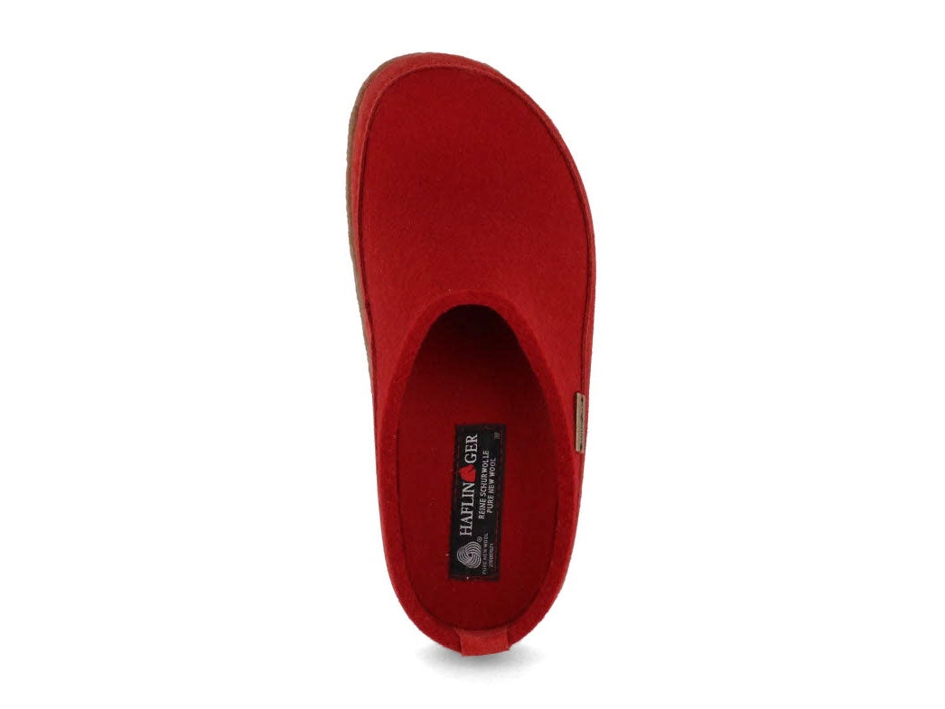 1 HAFLINGER-Clog--Blizzard-Skane-Ruby #farbe_Red