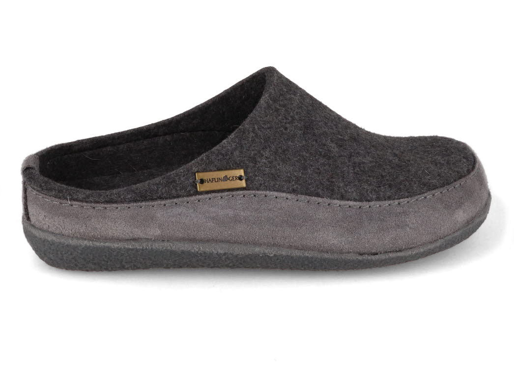 1 HAFLINGER-Clog--Blizzard-Skane-Anthracite #farbe_Anthrazit