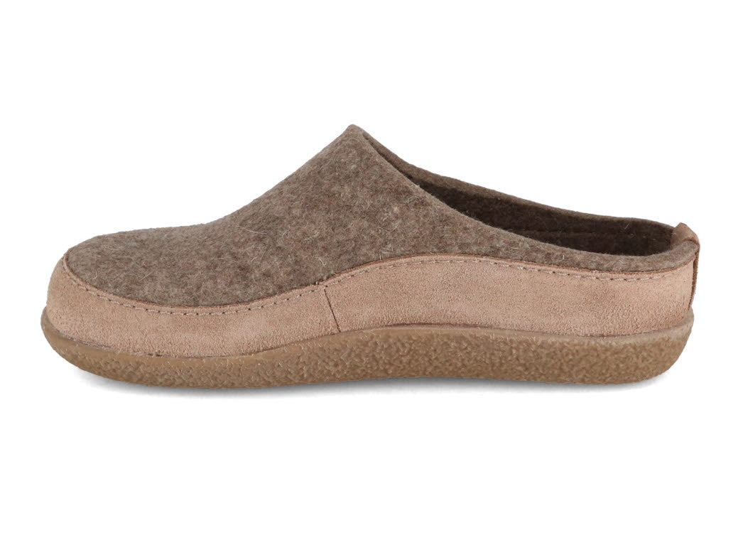 1 HAFLINGER-Clog--Blizzard-Skane-Beige #farbe_Beige