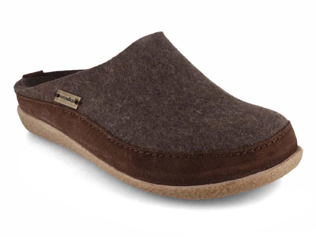 HAFLINGER-Men-Women-Clogs-Blizzard-Skane-brown #farbe_Brown