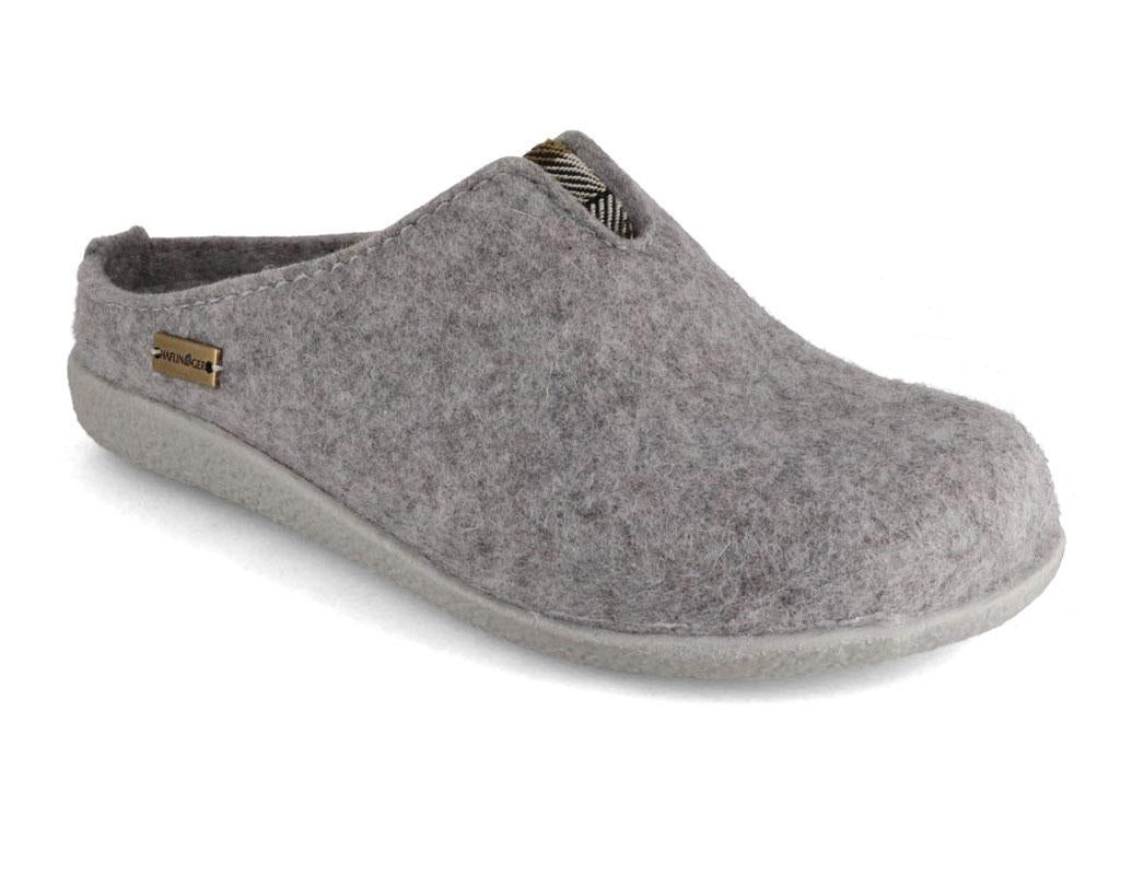 HAFLINGER-Clog--Blizzard-Visby-Stone-Gray #farbe_Grey
