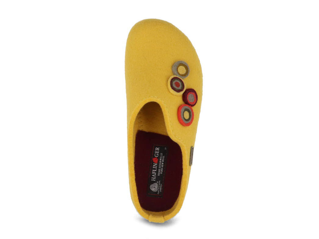 1 HAFLINGER-Women-Felt-Clogs-Grizzly-Kanon-yellow #farbe_Yellow