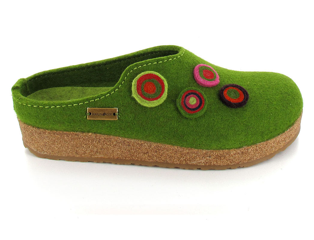 1 HAFLINGER-Clog--Grizzly-Kanon-GrassGreen #farbe_Green