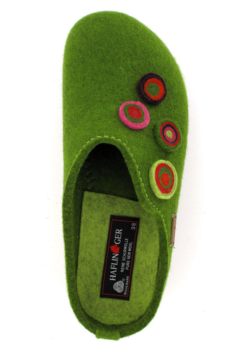 1 HAFLINGER-Clog--Grizzly-Kanon-GrassGreen #farbe_Green