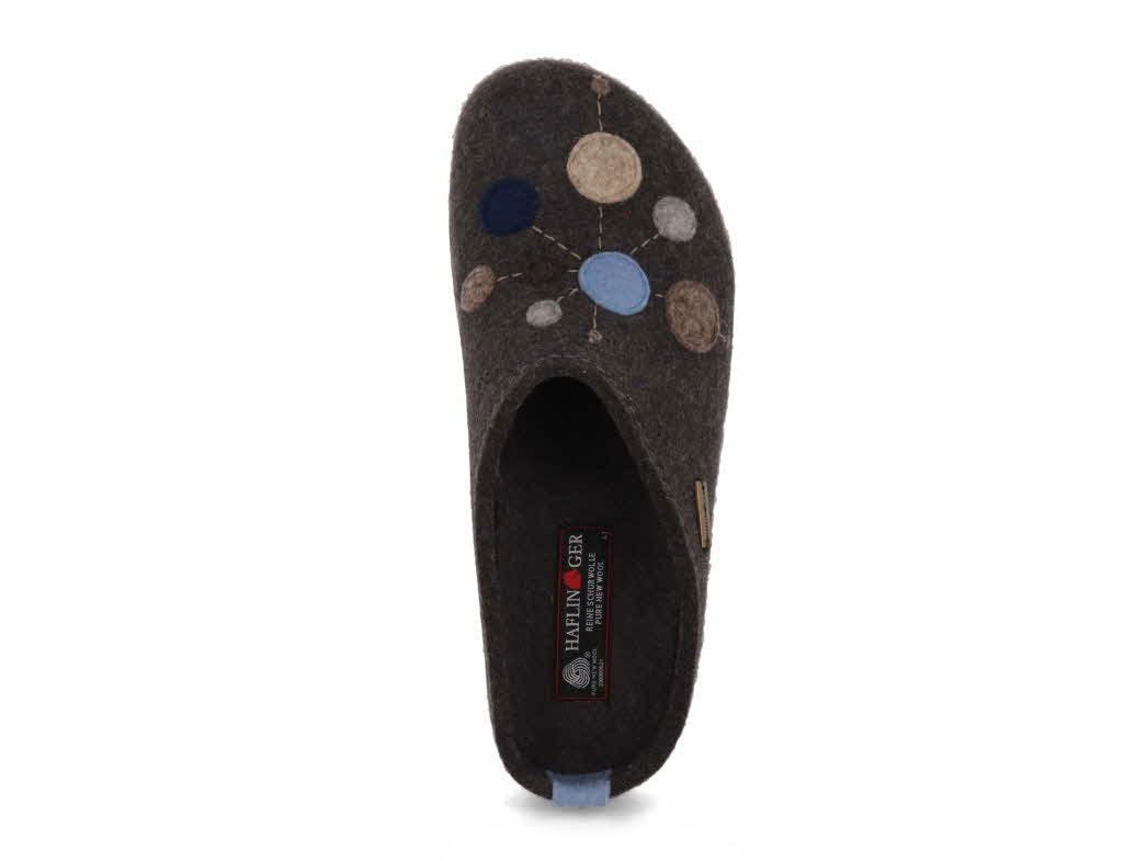 1 HAFLINGER-Clog--Grizzly-Faible-Anthracite #farbe_Anthrazit