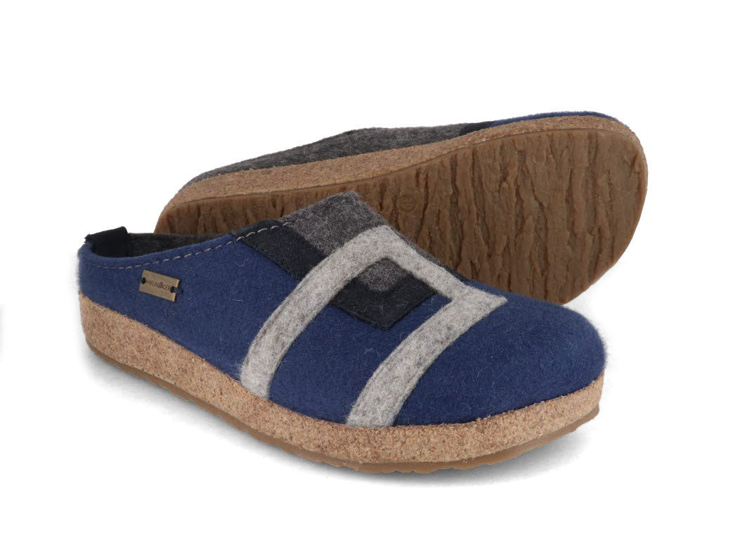 1 HAFLINGER-Women-Felt-Clogs-Grizzly-Lu-blueberry #farbe_Blueberry