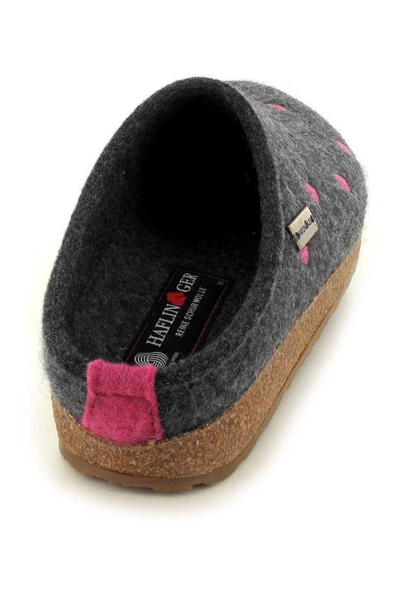 1 HAFLINGER-Clog--Grizzly-Cuoricino-Anthracite #farbe_Anthrazit