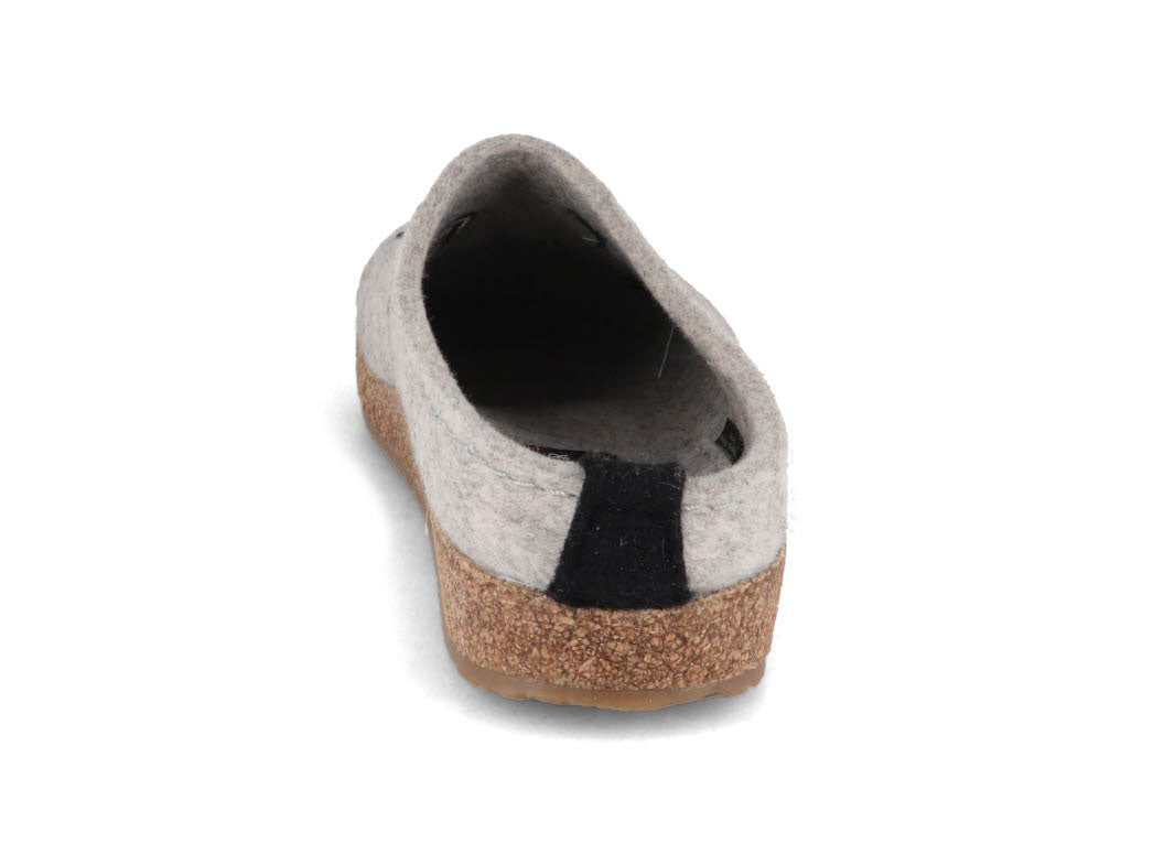 1 HAFLINGER-Women-Clogs-Grizzly-Letter-stonegray #farbe_Gray