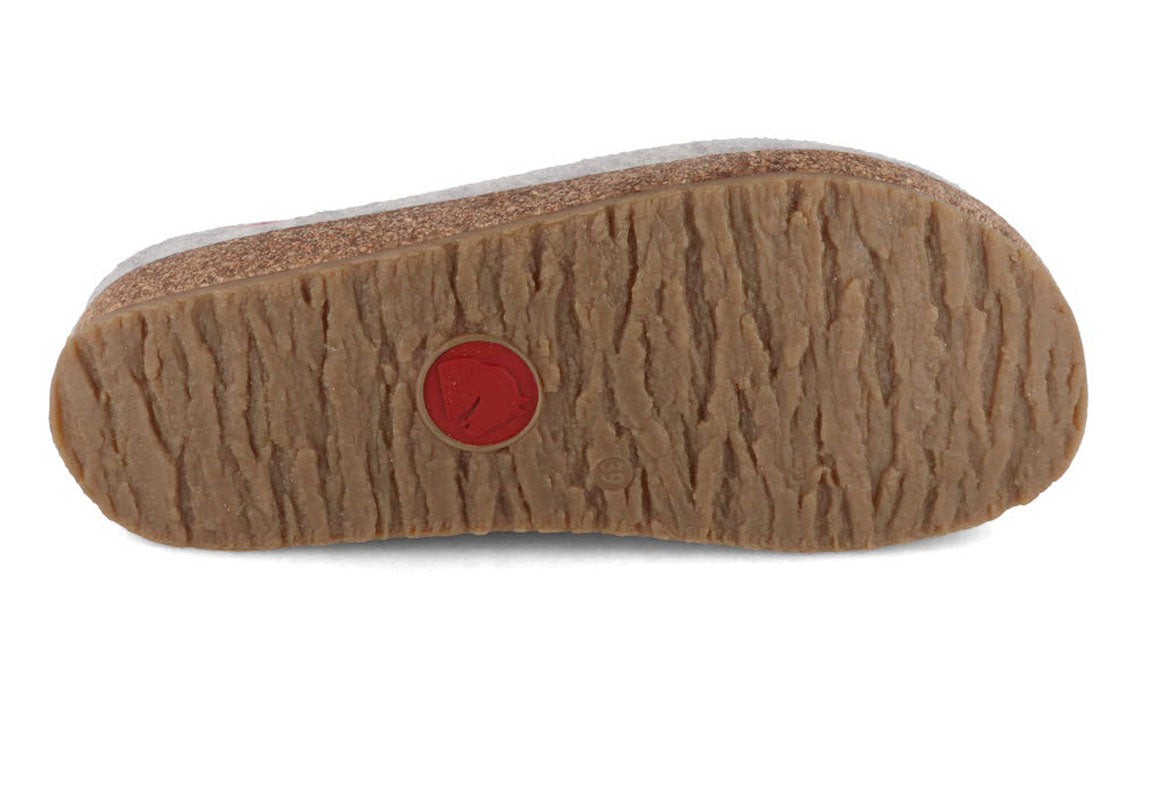 1 HAFLINGER-Women-Clogs-Grizzly-Letter-stonegray #farbe_Gray