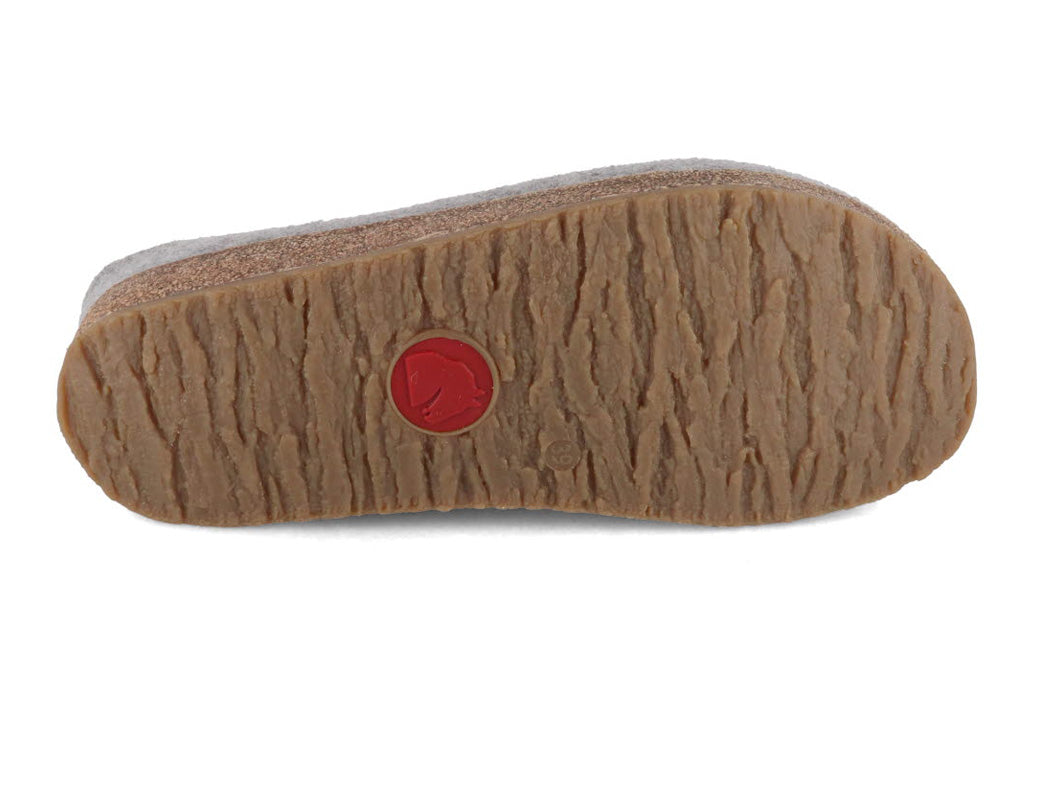 1 HAFLINGER-Women-Felt-Clogs-Grizzly-Melody-stone-gray #farbe_Gray