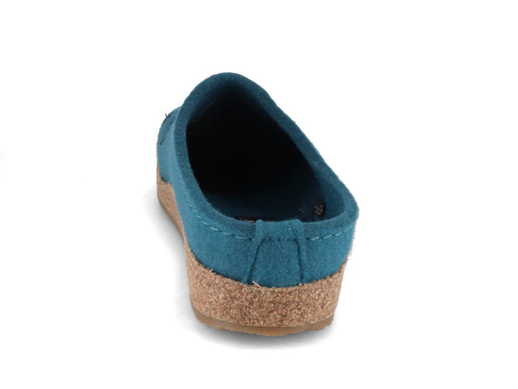 1 HAFLINGER-Women-Clogs-Grizzly-Melody-turquoise #farbe_Teal