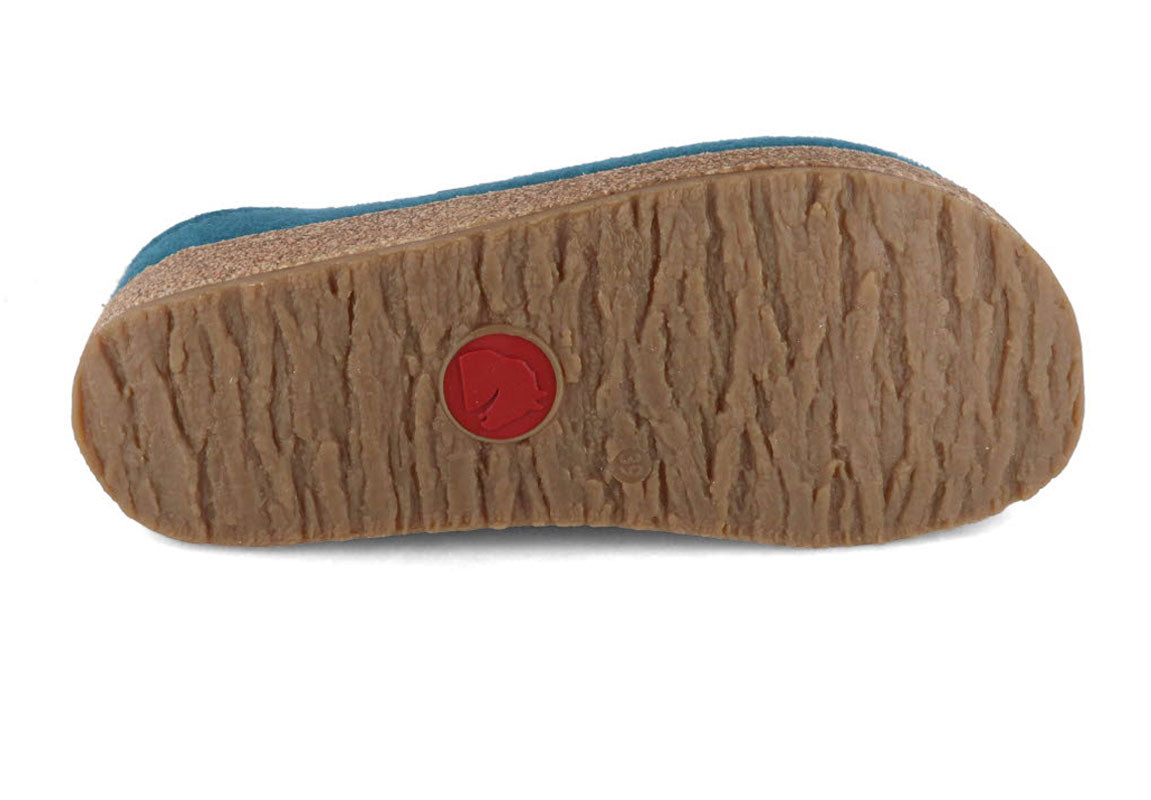 1 HAFLINGER-Women-Clogs-Grizzly-Melody-turquoise #farbe_Teal