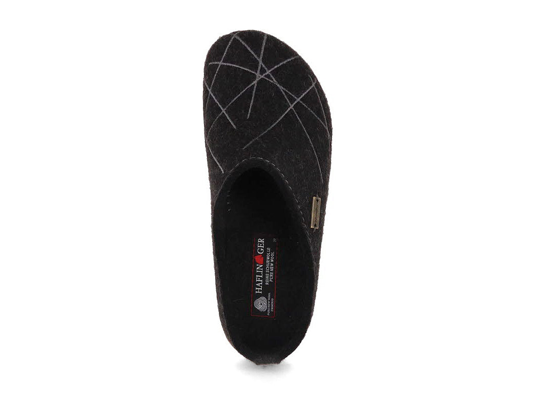 1 HAFLINGER-Women-Felt-Clogs-Grizzly-Mikado-graphite #farbe_Gray