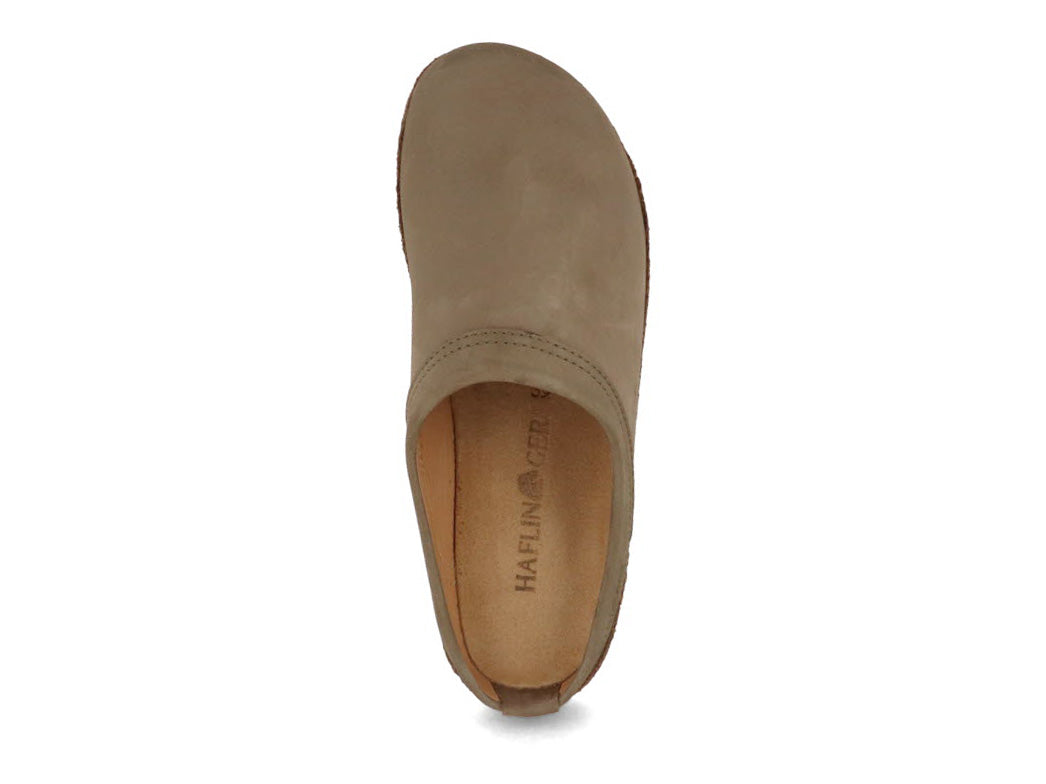 1 HAFLINGER-Leather-Clogs-with-Arch-Support-Malm-reed-green #farbe_Oliv