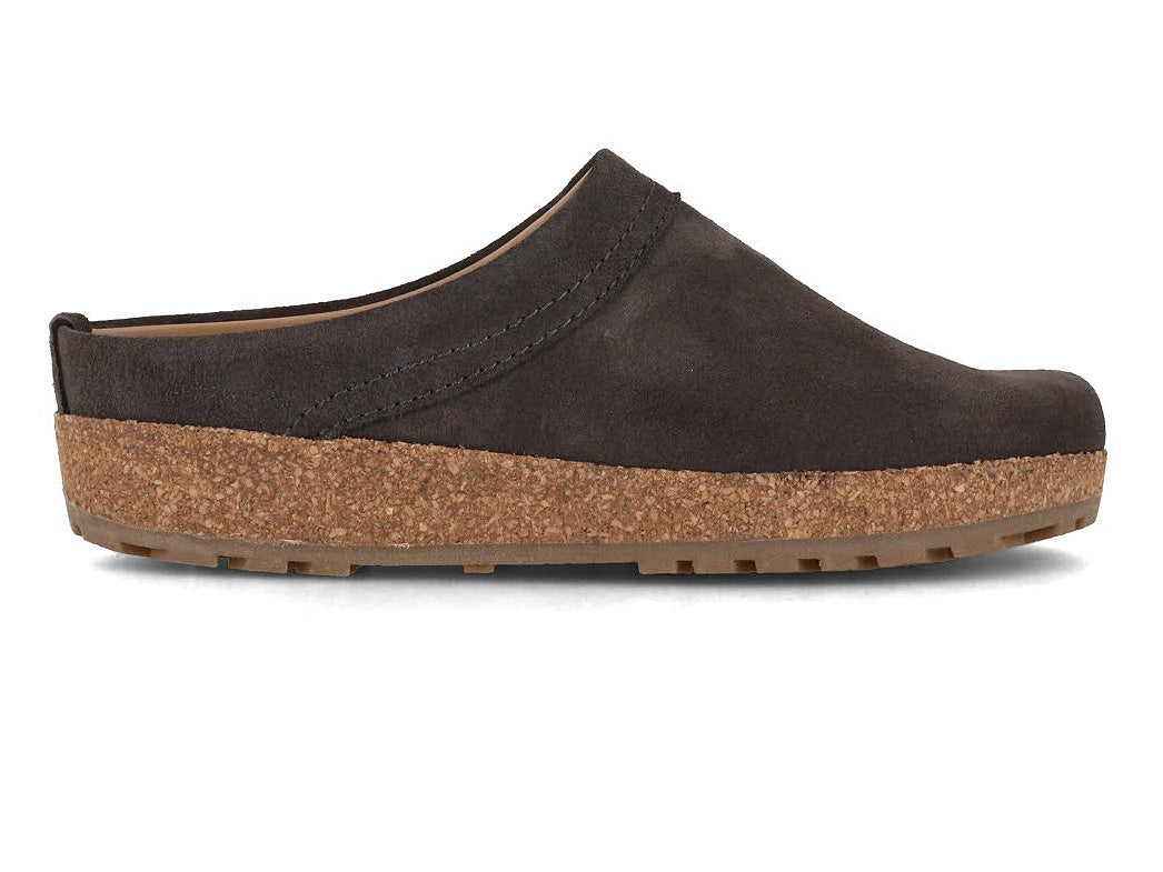 1 HAFLINGER-Men-Women-Leather-Clogs-with-Arch-Support-Bio-Malm-graphite #farbe_Gray
