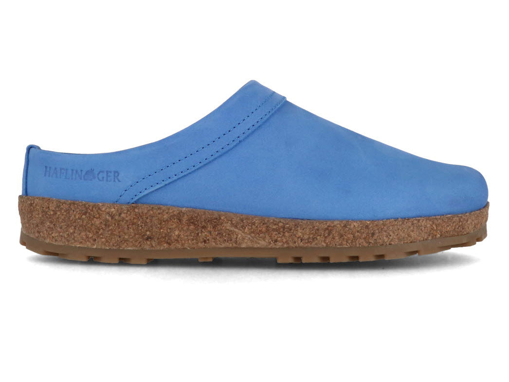 1 HAFLINGER-Women-Nubuck-Clogs-Malm-blue #farbe_Blue