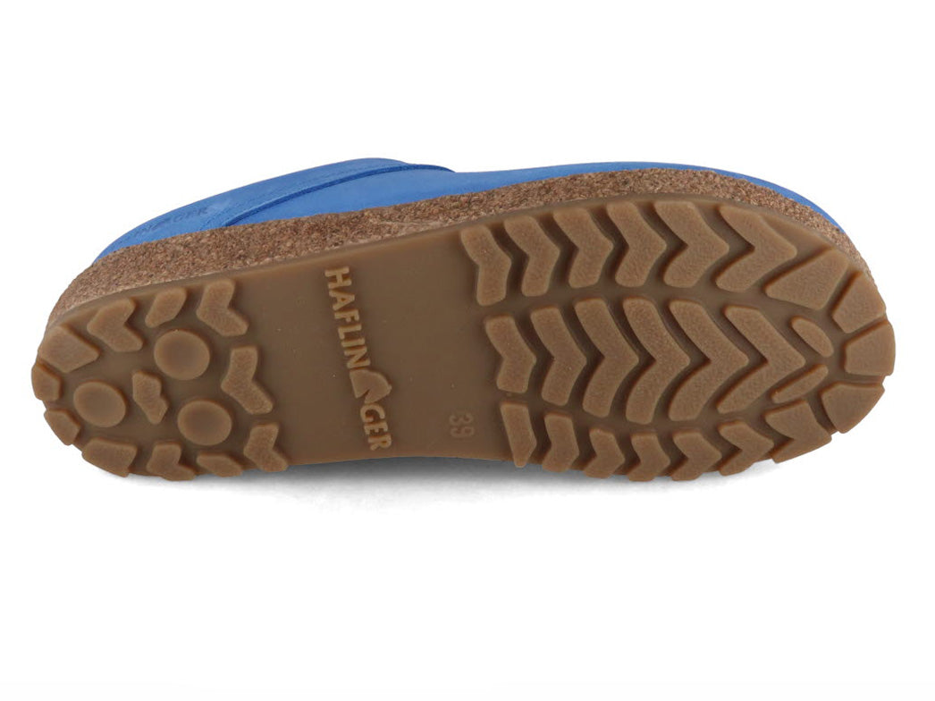 1 HAFLINGER-Women-Nubuck-Clogs-Malm-blue #farbe_Blue