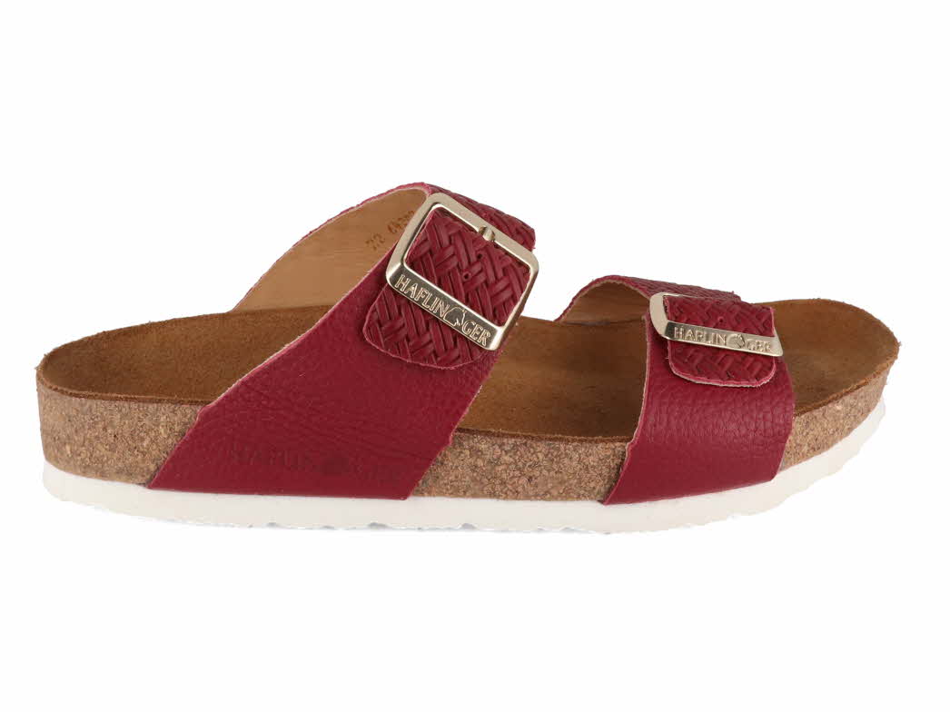 1 HAFLINGER-Women-Sandals-Bio-Andrea-braided-bordeaux #farbe_Red