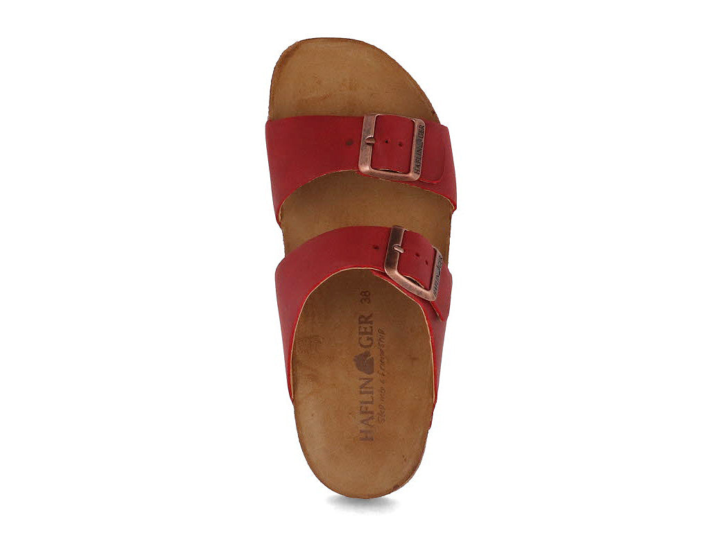 1 HAFLINGER-Women-Leather-Sandals-Bio-Andrea-red-country #farbe_Red