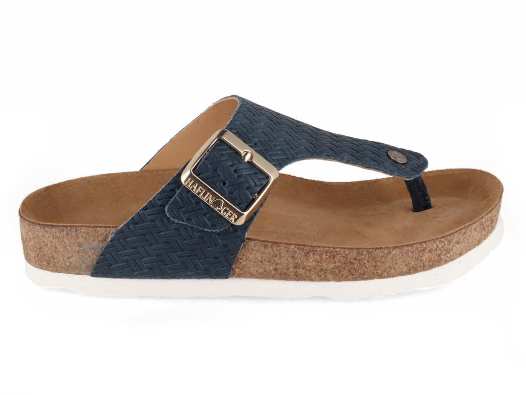 1 HAFLINGER-Women-Toe-Separator-Bio-Conny-braided-marine #farbe_Blue