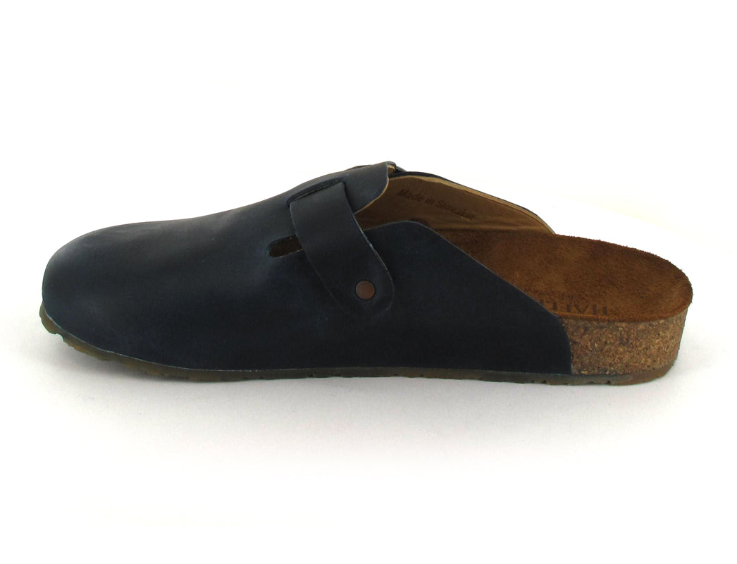 haflinger-leather-clog-with-buckle-lorenzo #color_navy