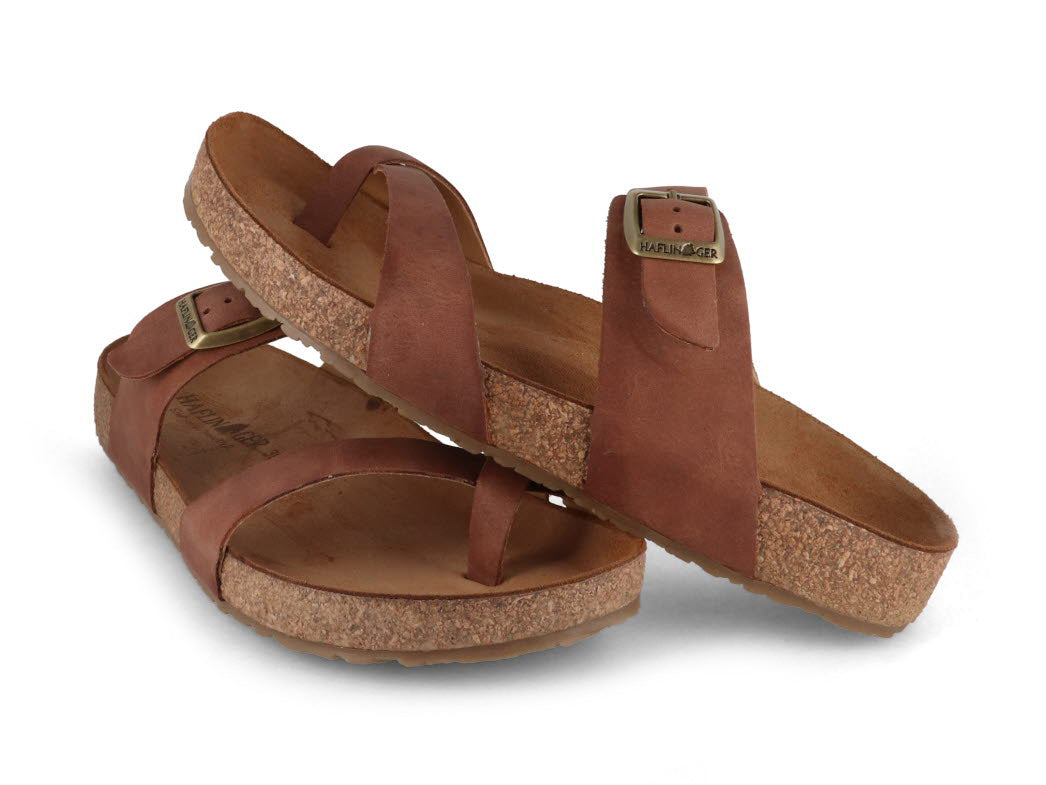 1 HAFLINGER-Men-Women-Bio-Sandals-Juno-brown-country #farbe_Brown