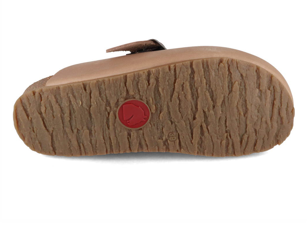 1 HAFLINGER-Men-Women-leather-Clogs-Porto-taupe #farbe_Gray