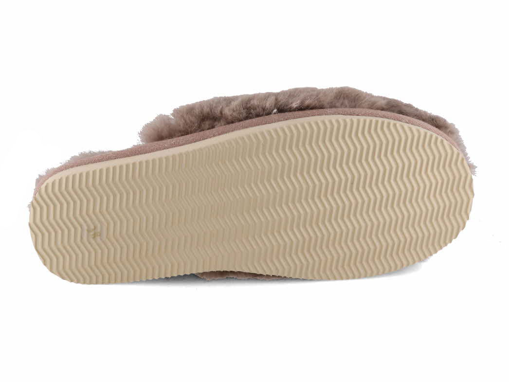 1 Thies-Women-Slippers-Fluffy-Shearling-elephant-grey #farbe_Grey