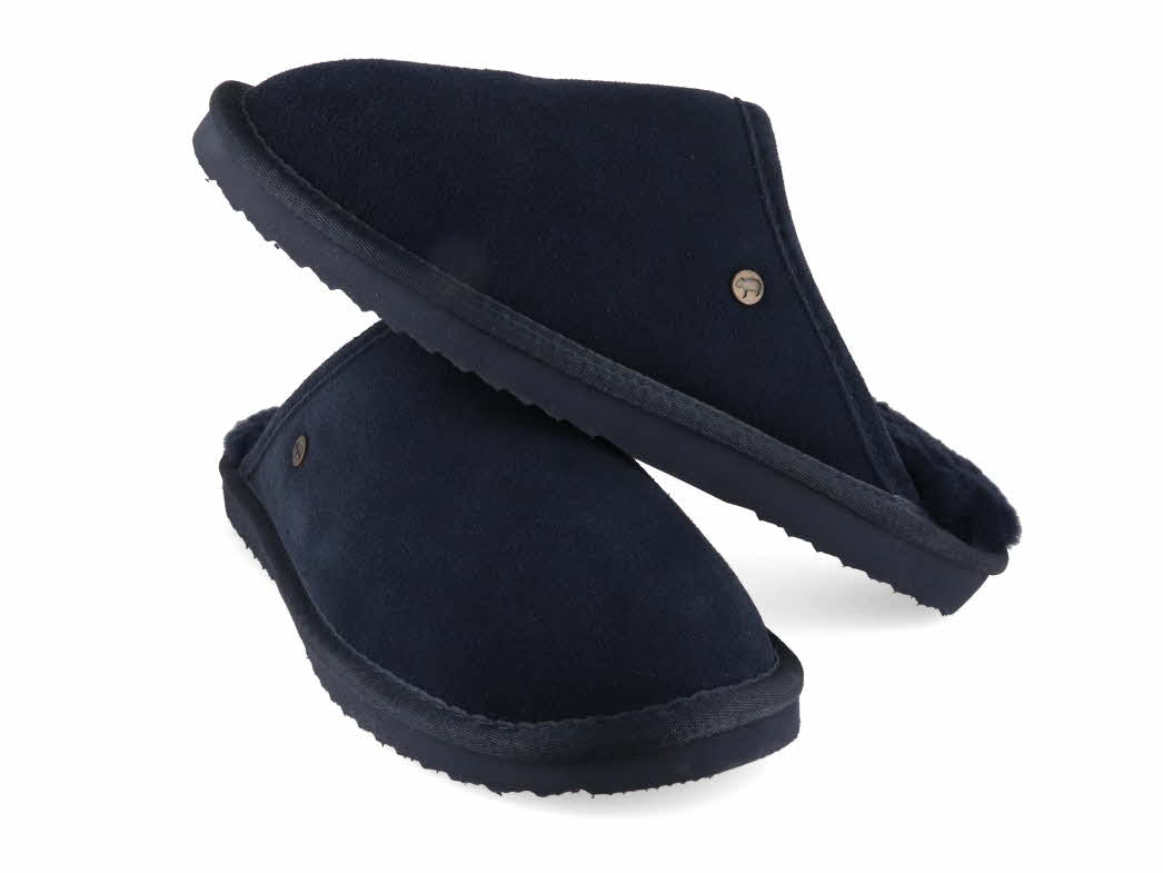 1 WARMBAT-Men-Slippers-Classic-dk-navy #farbe_Blue